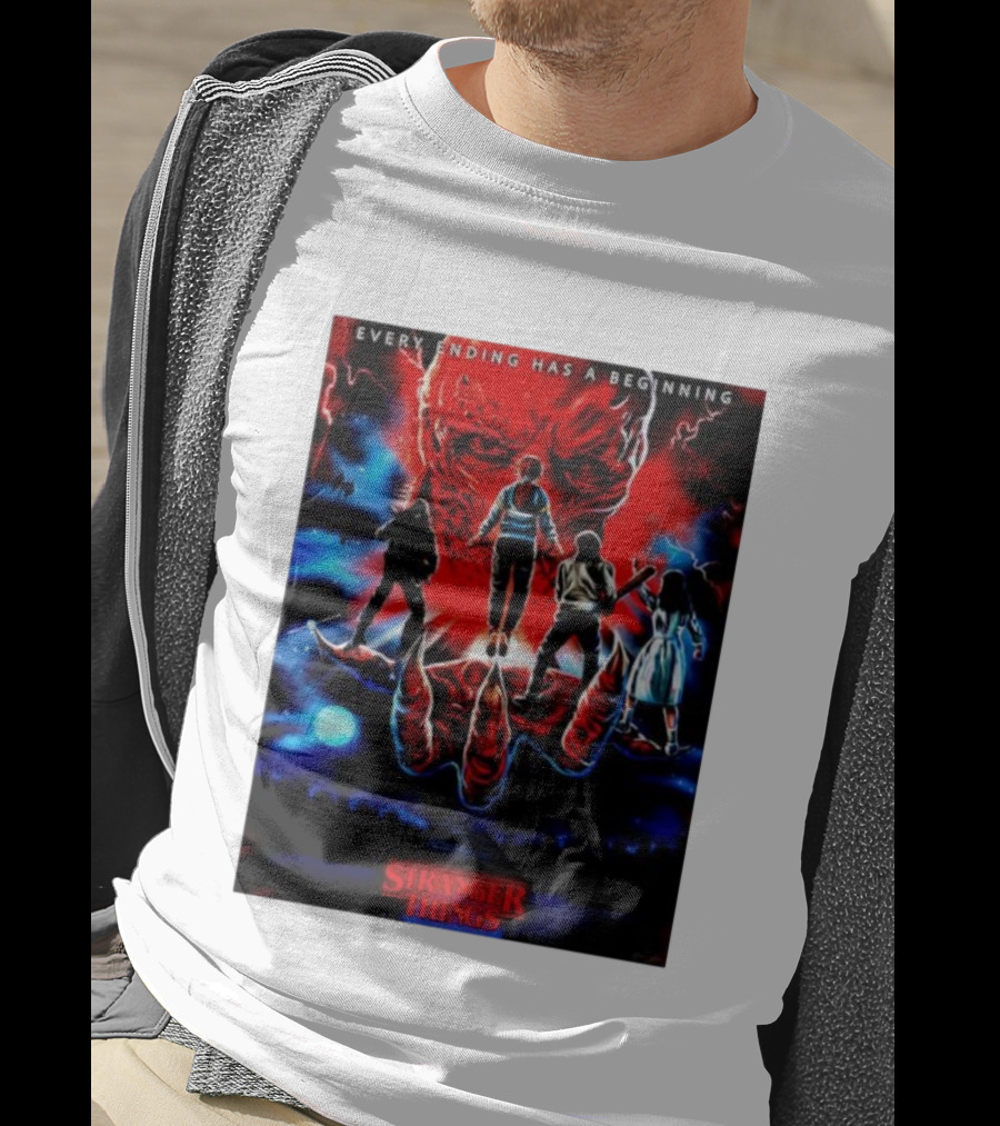 Stranger Things Every Ending Has A Beginning Halloween T-Shirt