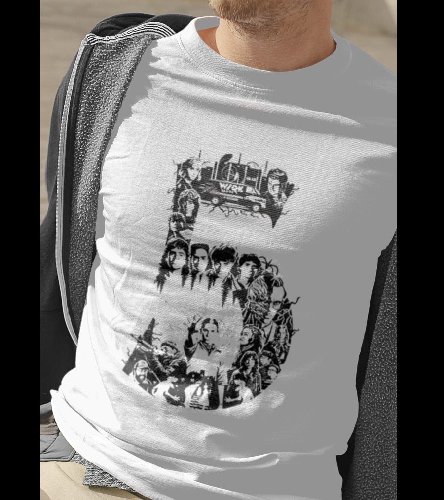 Stranger Things Season 5 Countdown Christmas Holiday WIQK Celebration T-Shirt