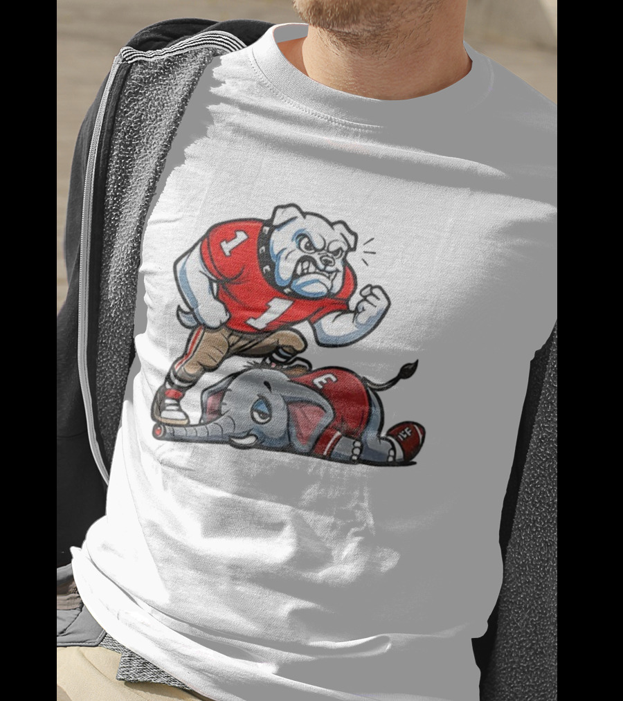 UGA Bulldogs Defeat Alabama SEC Champions Rivalry Football Victory T-Shirt
