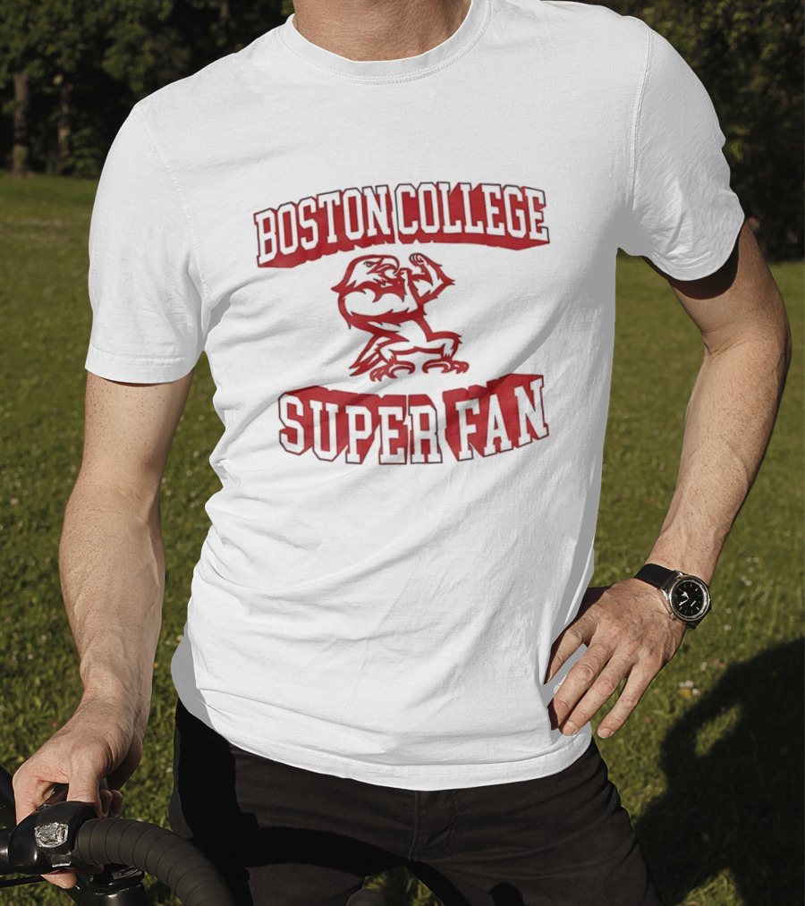 Boston College Eagles Super Fan Fierce Mascot T-Shirt