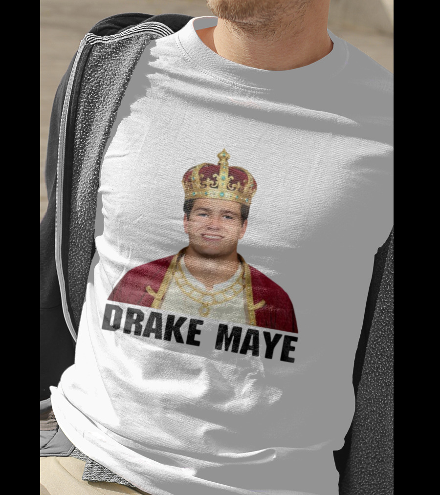 Drake Maye King Black Series New England Patriots NFL Football 2025 T-Shirt