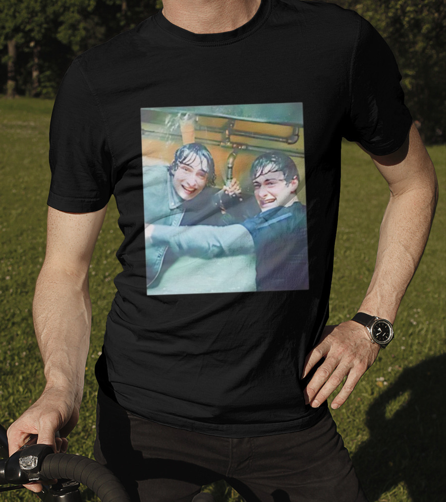 Mr Whatsit Will And Mike Stranger Things Photo Funny Wet Sink Scene T-Shirt