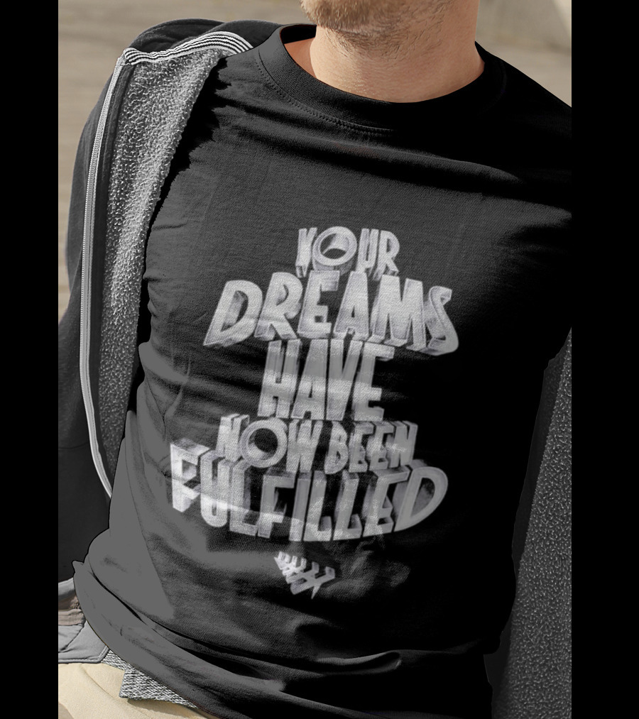 Your Dreams Have Been Fulfilled Paper Planes Heart Icon T-Shirt