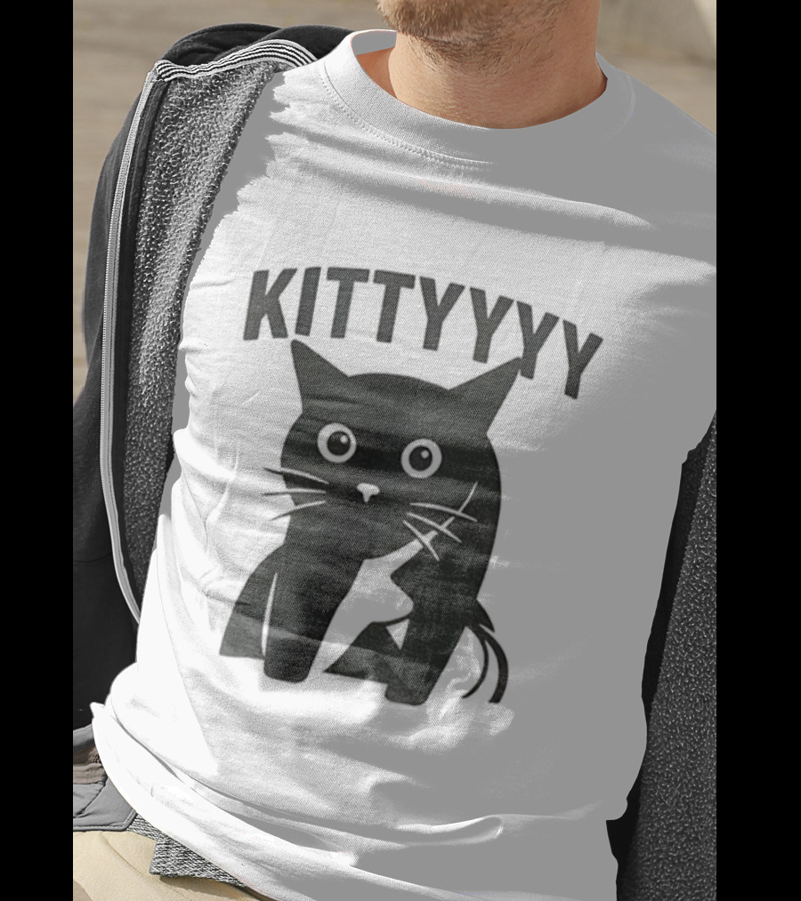 KITTTYYYY Funny Twitch Cat Meme T-Shirt