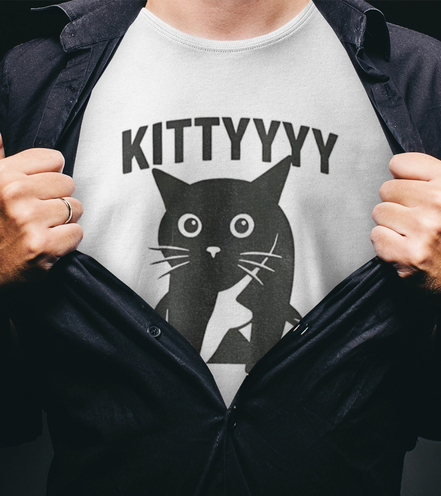 KITTTYYYY Funny Twitch Cat Meme T-Shirt