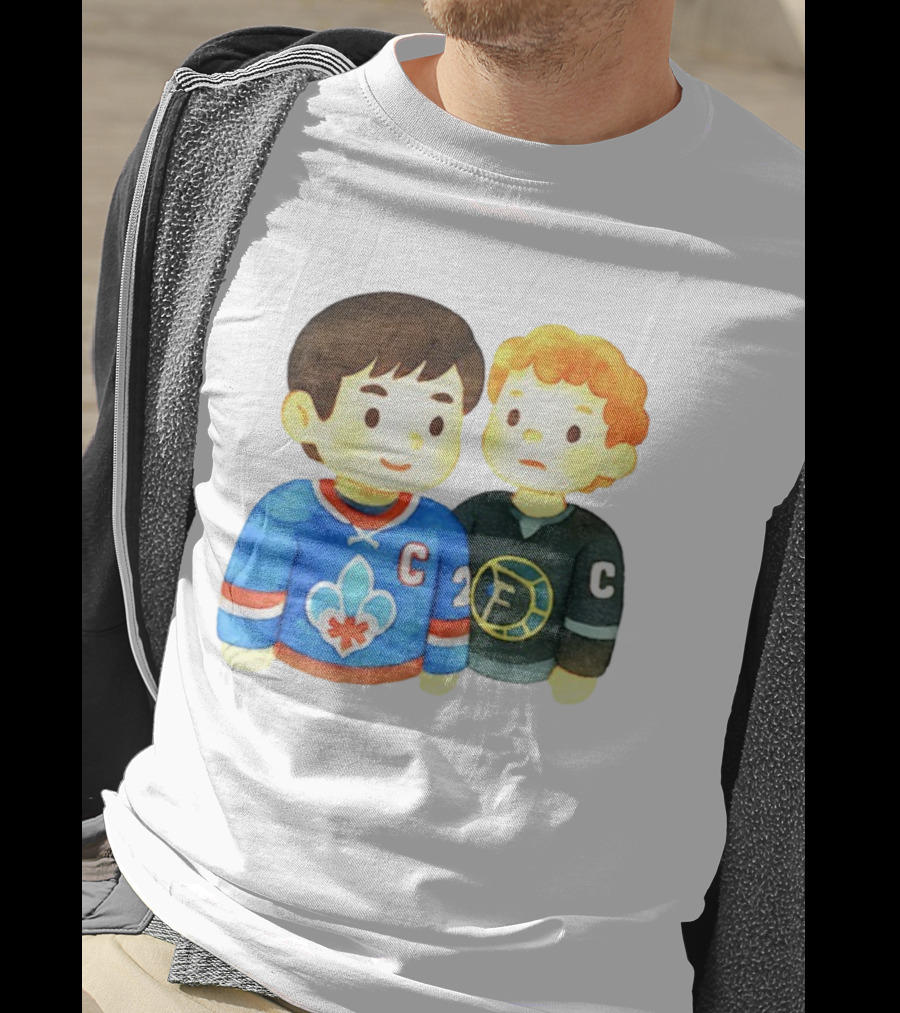 Ilya Rozanov Shane Hollander Chibi Hockey Rivalry Fan Art T-Shirt