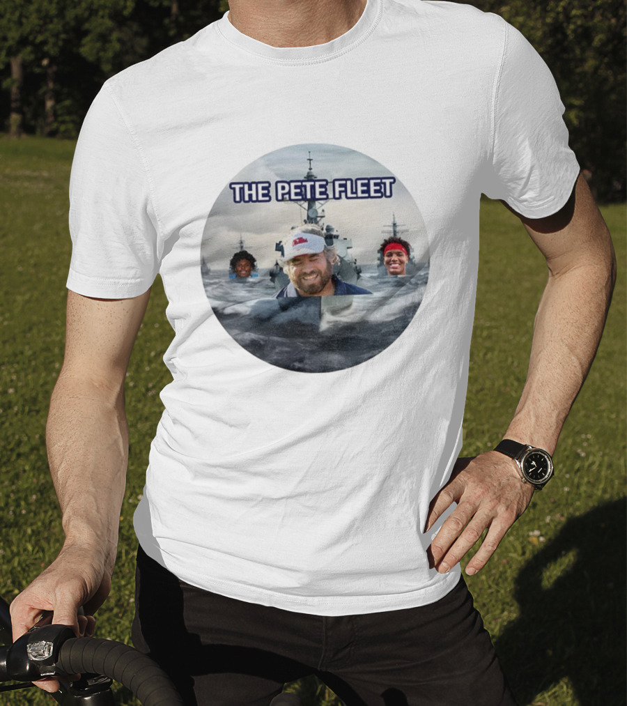 Lane Kiffin Ole Miss Football The Pete Fleet Navy Ships Sports Team Image T-Shirt