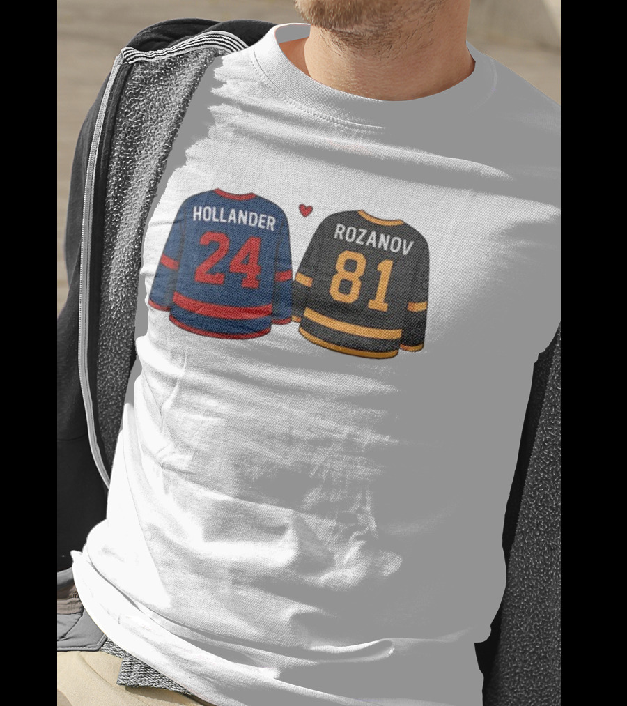 Hollander 24 Rozanov 81 Heated Rivalry Hockey Lovers T-Shirt