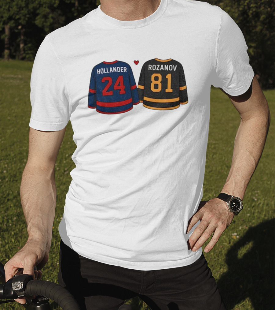 Hollander 24 Rozanov 81 Heated Rivalry Hockey Lovers T-Shirt