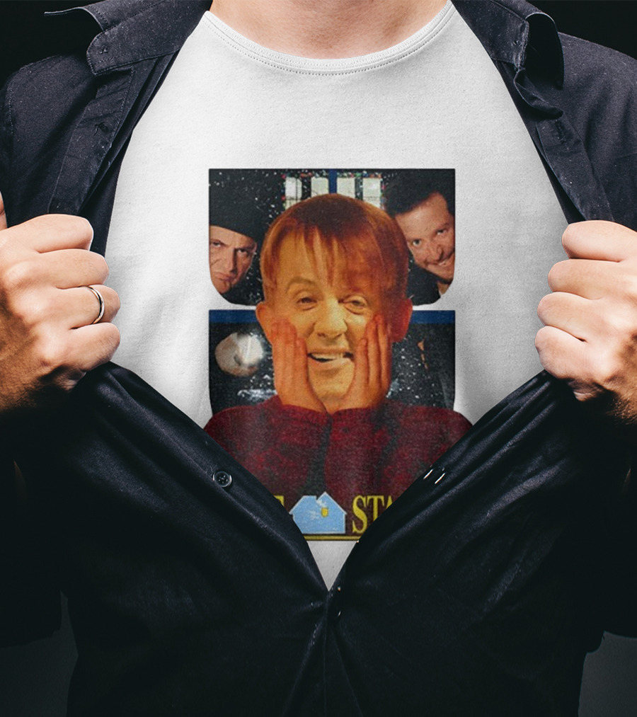 Sylvester Stallone Kevin McCallister Christmas Home STALLONe T-Shirt