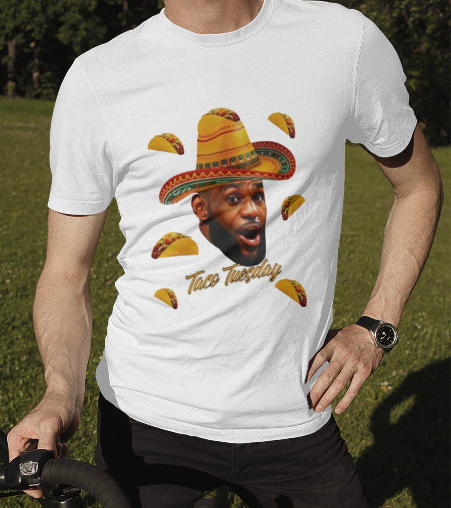 Taco Bell LeBron James Sombrero Taco Tuesday T-Shirt