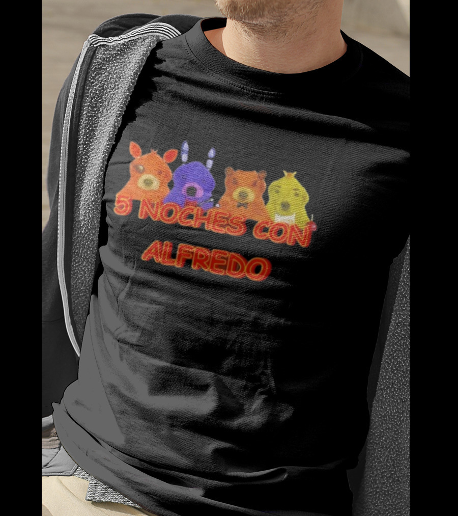 5 Noches Con Alfredo Colorful Characters T-Shirt