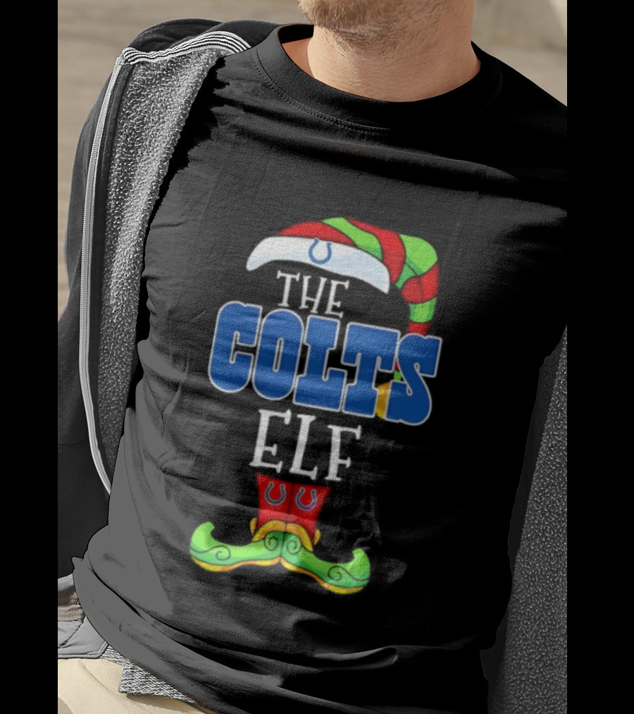 The Colts ELF Christmas Indianapolis Holiday Apparel T-Shirt