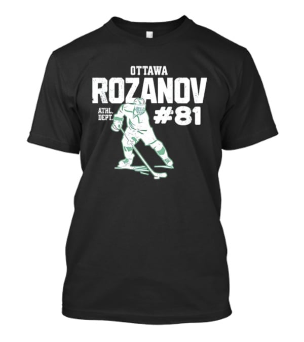 Ottawa Rozanov 81 Athl Dept Ice Hockey Player T-Shirt