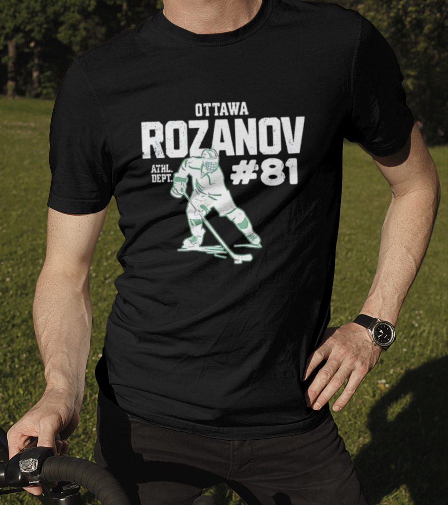 Ottawa Rozanov 81 Athl Dept Ice Hockey Player T-Shirt