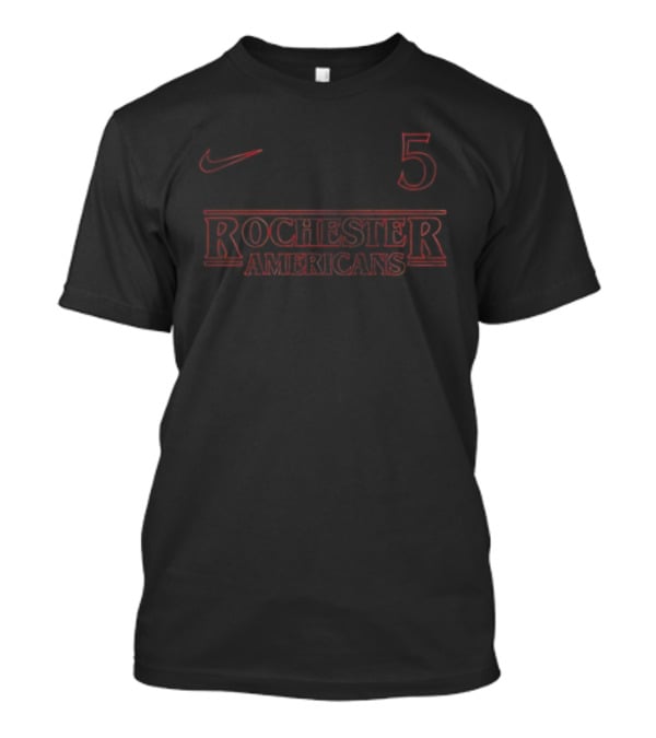 Rochester Americans Stranger Things Collaboration Season 5 Nike T-Shirt