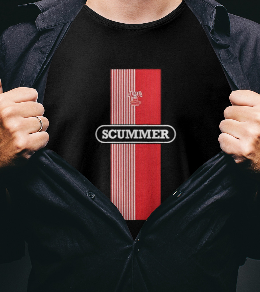 Southampton FC Scummer 85 Red White Stripes T-Shirt