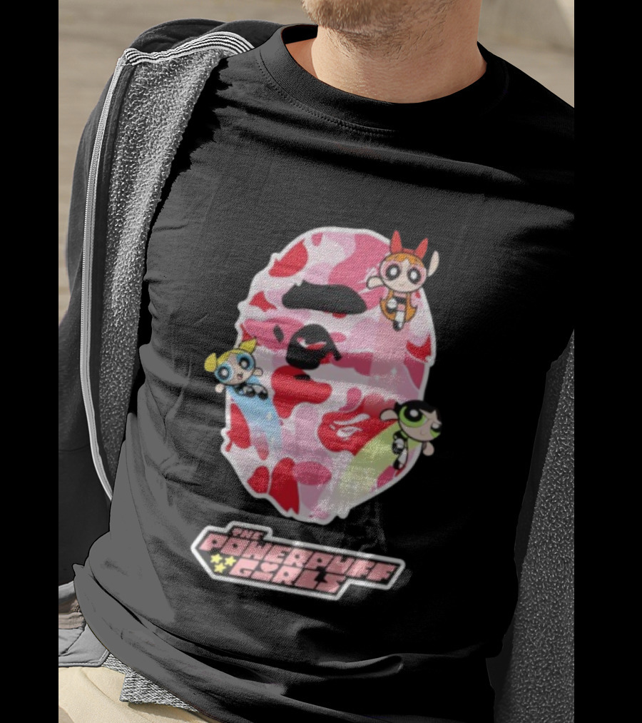 The Powerpuff Girls Bape Camo Collaboration T-Shirt