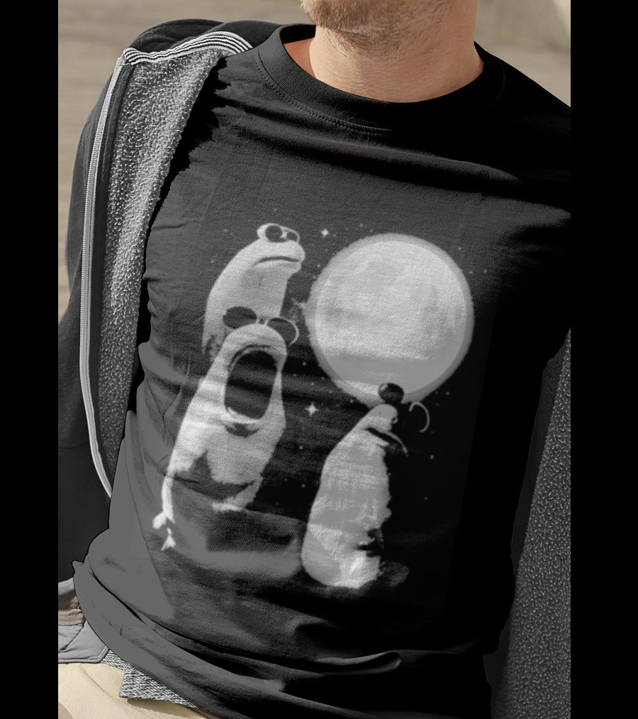 Three Marcus The Worm Moon Fantasy Celestial Scene T-Shirt