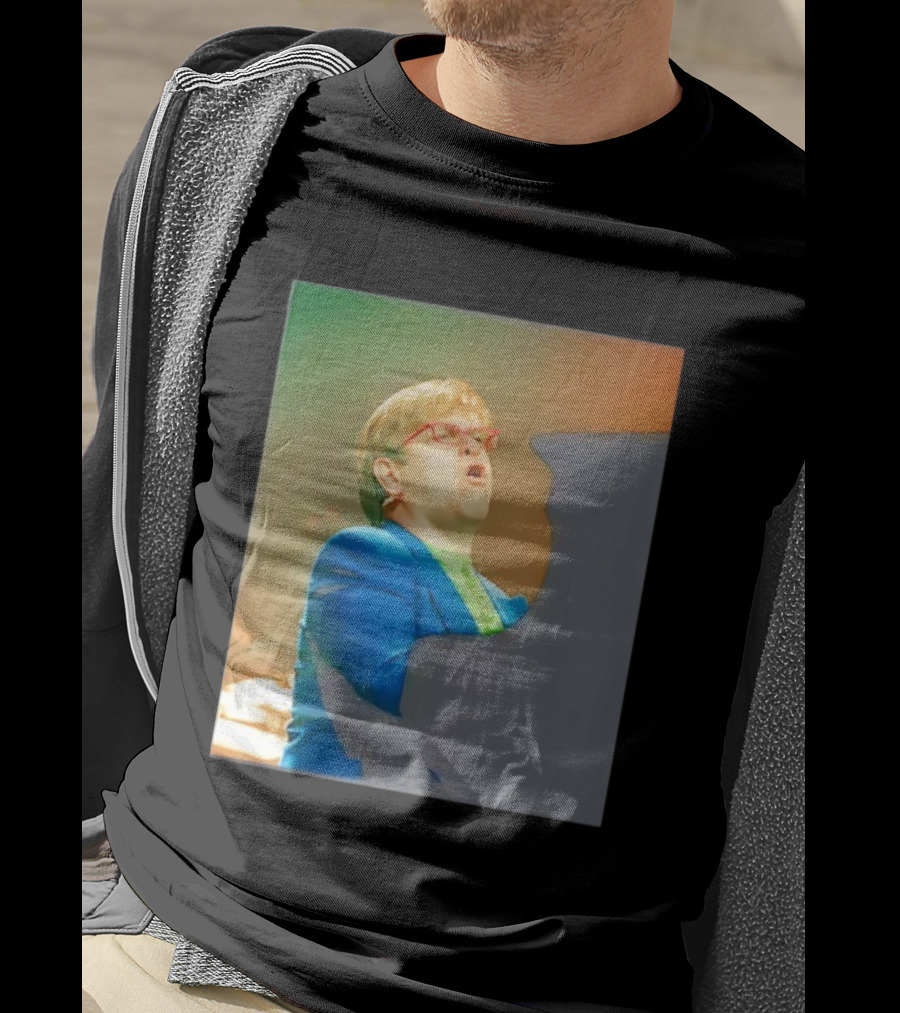 Elton John Live Performance Candle In The Wind 1997 Era Vibrant Stage Moment T-Shirt