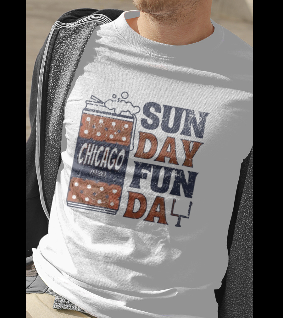 Chicago 1920 Chicago Bears Sunday Fun Day T-Shirt