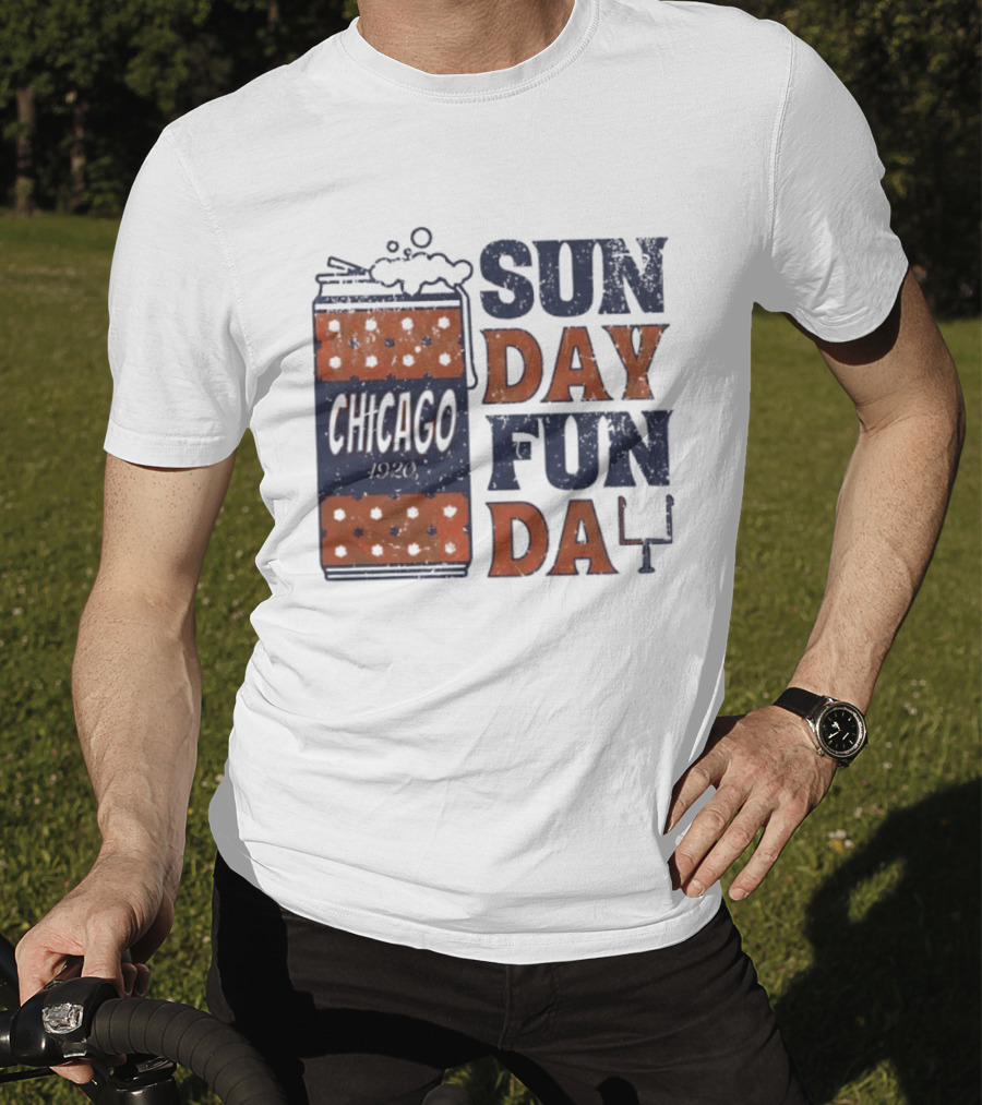 Chicago 1920 Chicago Bears Sunday Fun Day T-Shirt