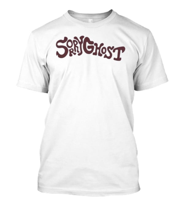 Sorry Ghost 2025 Retro Style Text Design T-Shirt