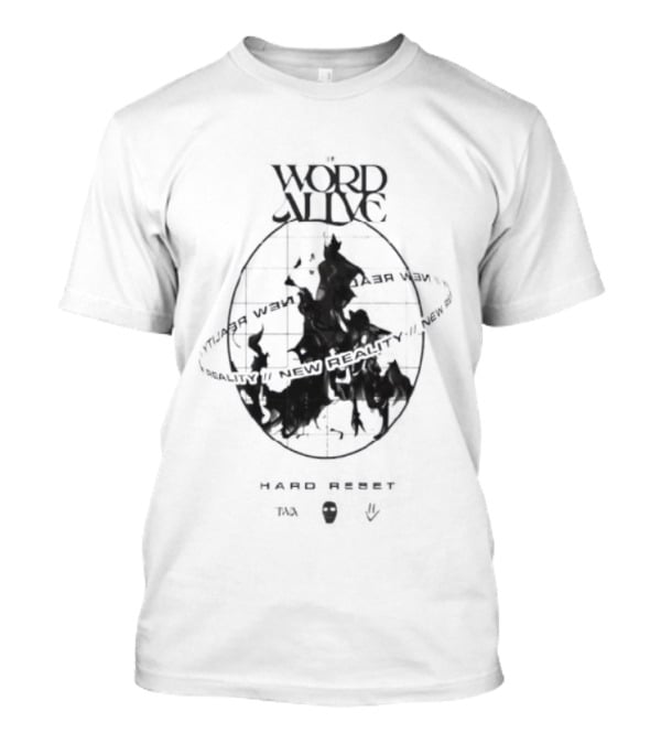 The Word Alive Virtual World Tour New Reality Hard Reset TWA T-Shirt
