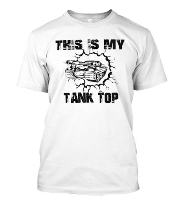 This Is My Military Humor Cracked Armor Style T-Shirt