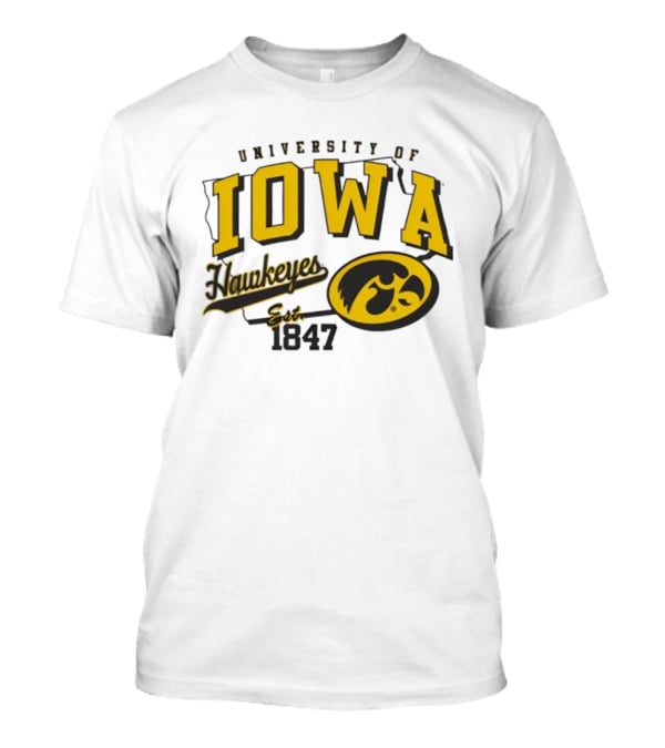 University Of Iowa Hawkeyes Est 1847 T-Shirt