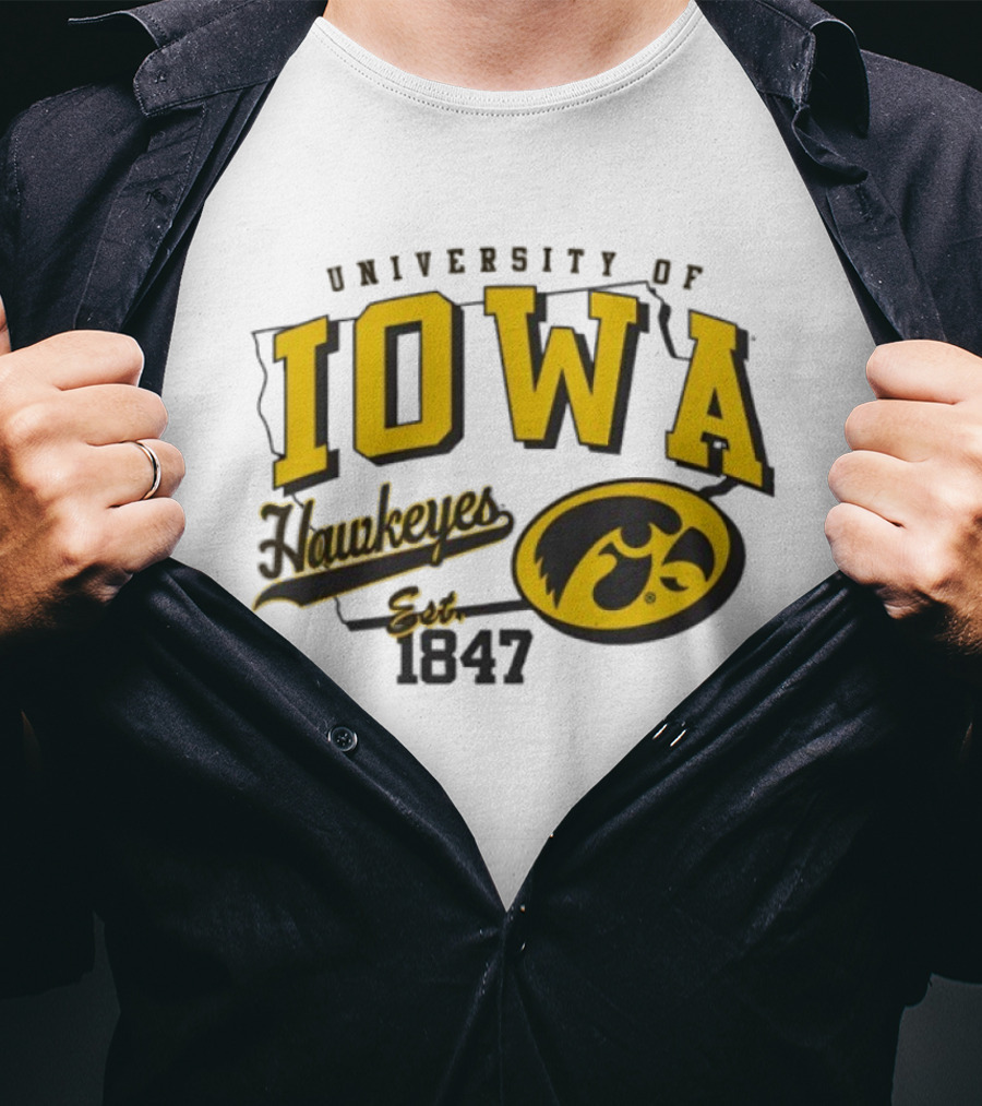University Of Iowa Hawkeyes Est 1847 T-Shirt