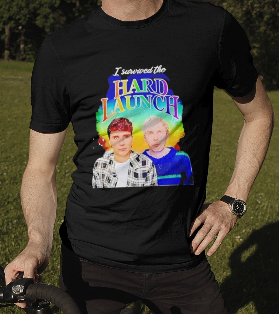 I Survived The Dan And Phil Hard Launch Phan T-Shirt