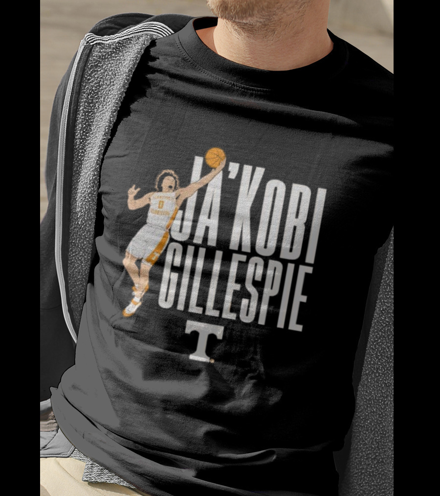 Ja’Kobi Gillespie Tennessee Basketball Pose T-Shirt