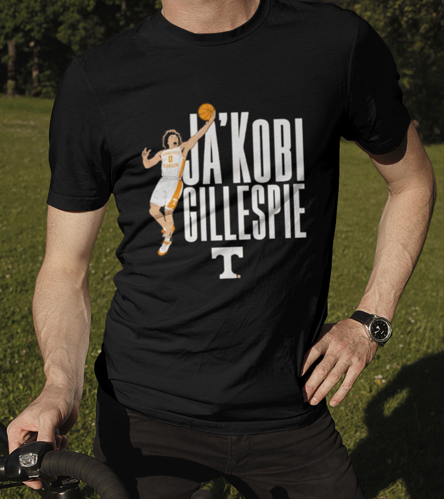 Ja’Kobi Gillespie Tennessee Basketball Pose T-Shirt
