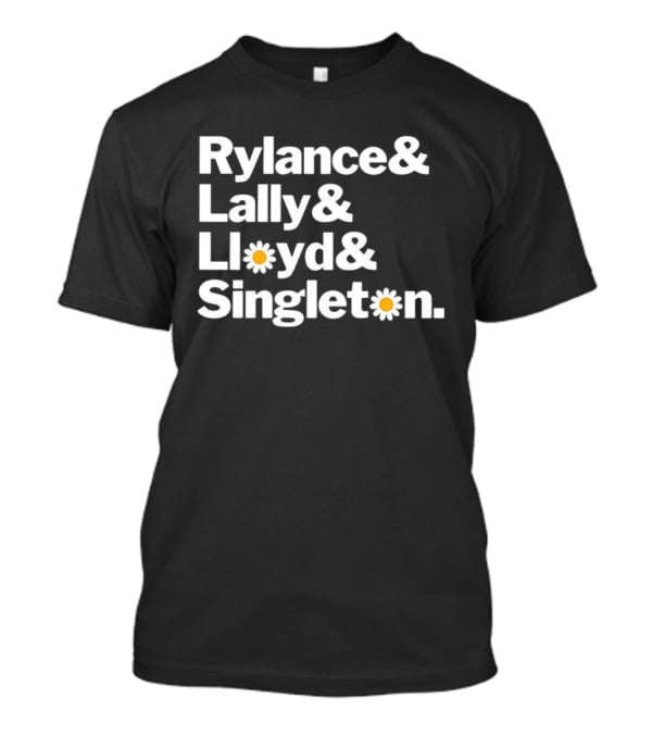 Rylance And Lally And Lloyd And Singleton Flower Accents T-Shirt