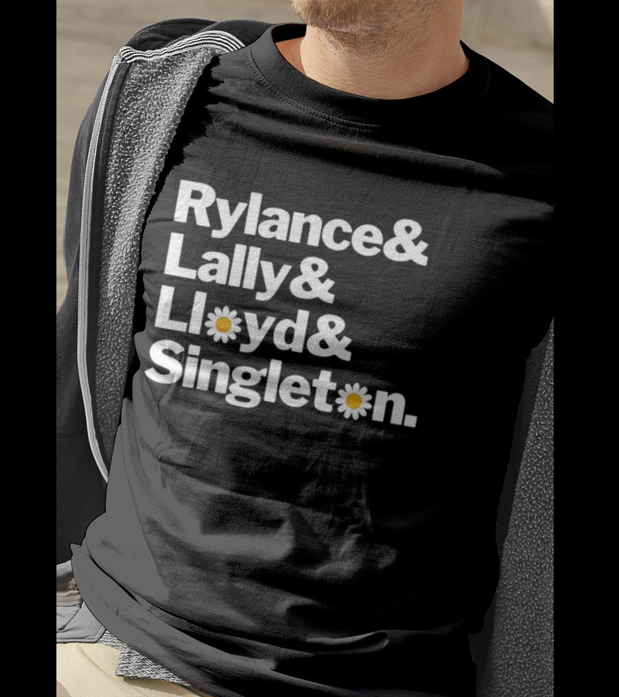 Rylance And Lally And Lloyd And Singleton Flower Accents T-Shirt