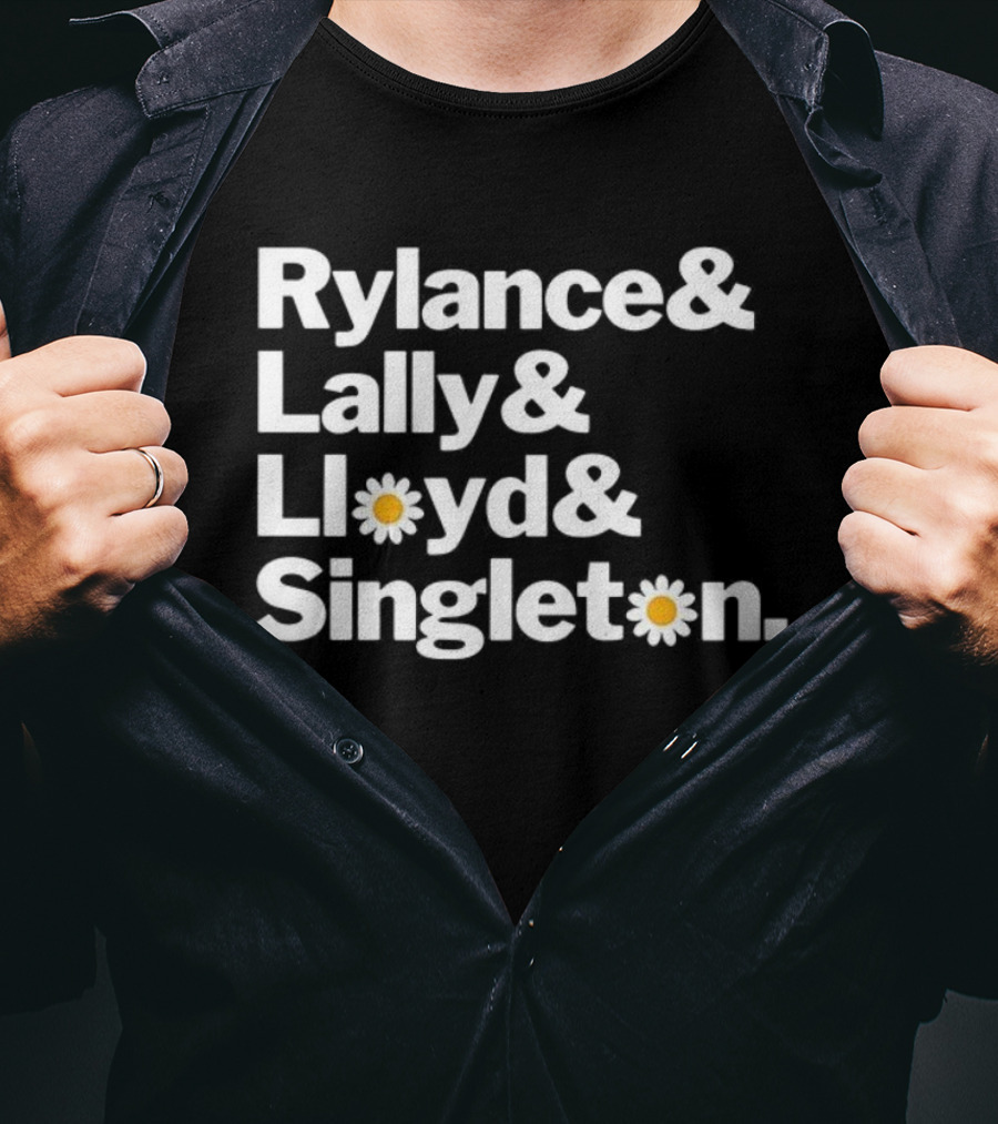 Rylance And Lally And Lloyd And Singleton Flower Accents T-Shirt