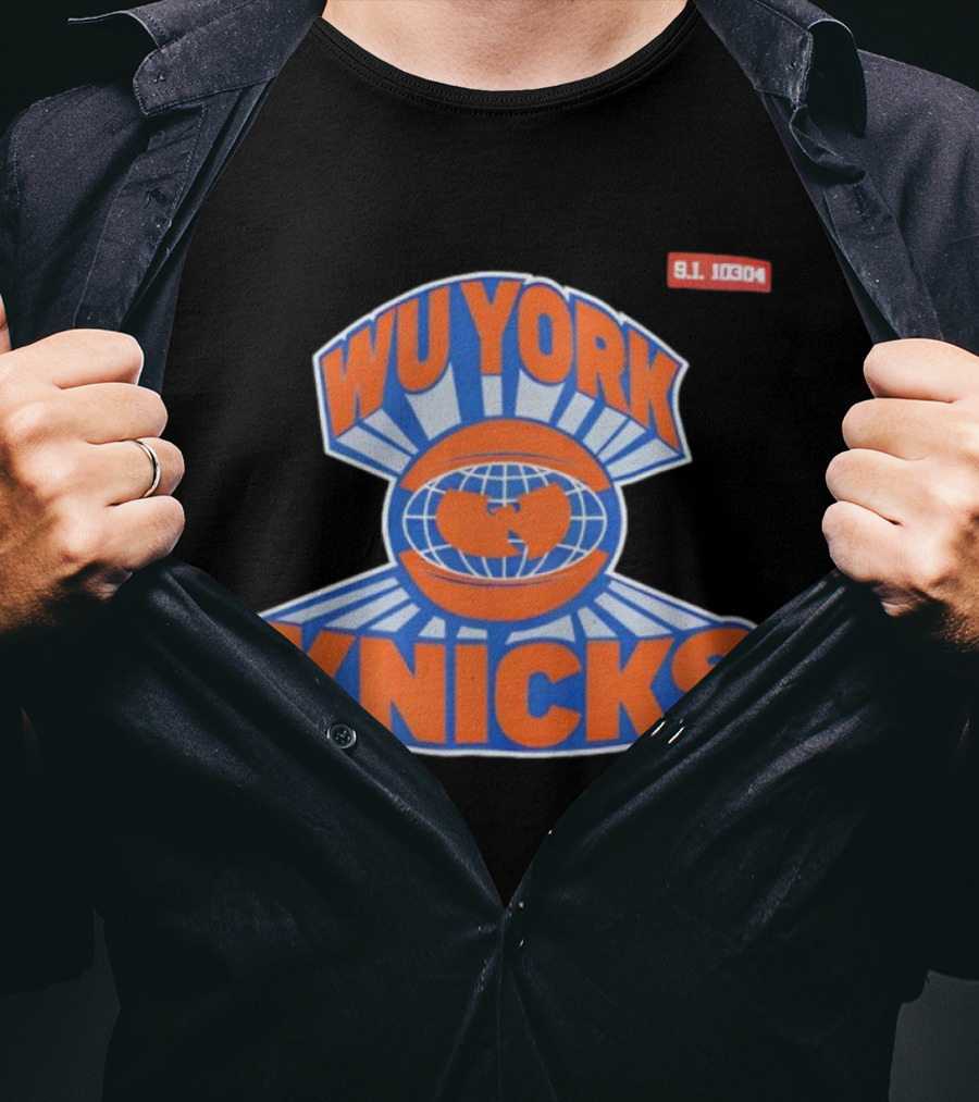 New York Knicks Wu Tang Clan Shaolin Remix Wu York 31 10304 T-Shirt