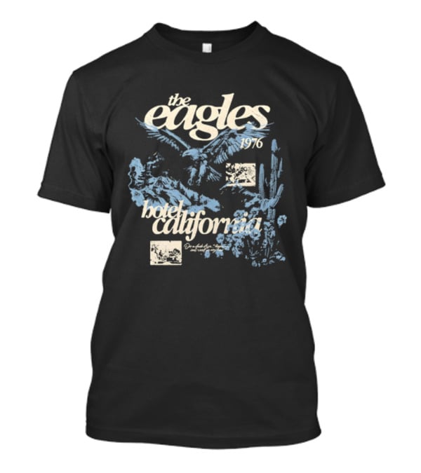 The Eagles Hotel California 1976 Philadelphia Eagles T-Shirt