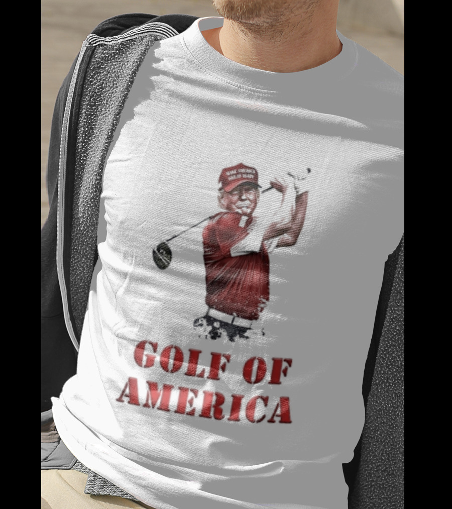 Donald Trump Make America Great Again Golf Of America Bright T-Shirt