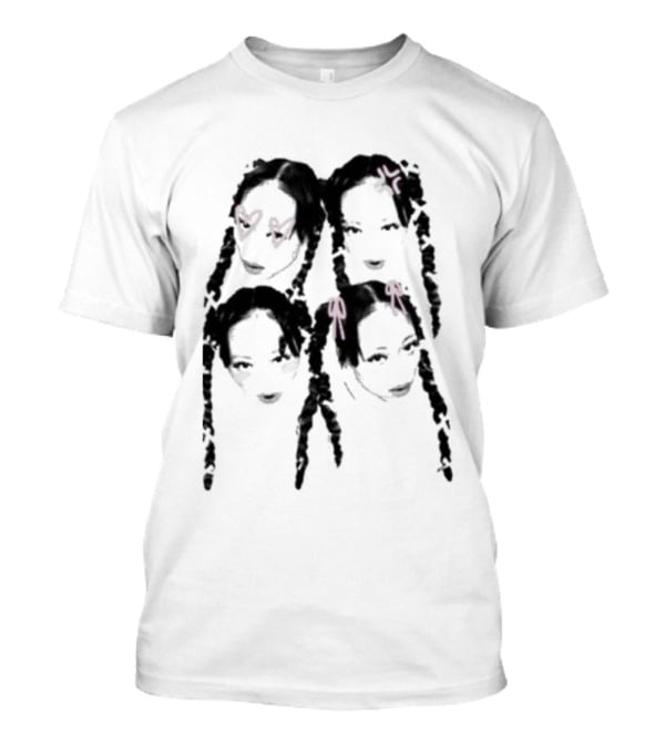 Sailorr Tour Ma Vie 2025 Heart Glasses And Bow Faces T-Shirt