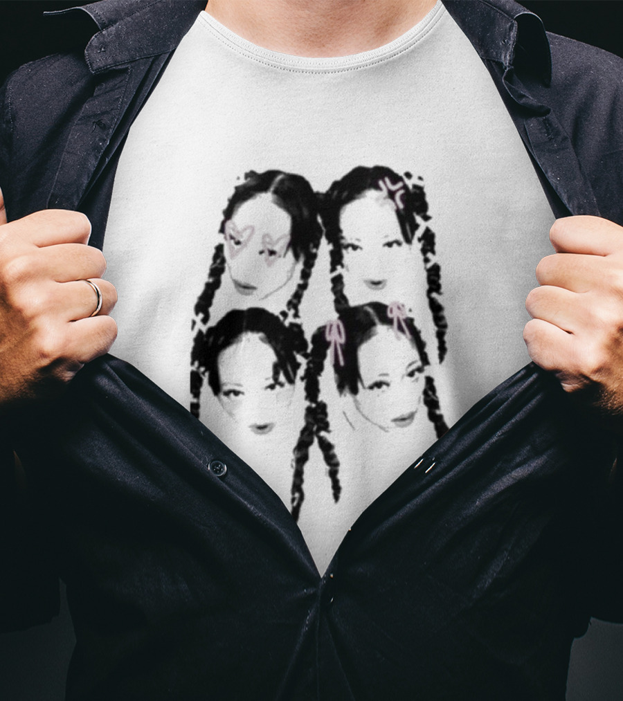 Sailorr Tour Ma Vie 2025 Heart Glasses And Bow Faces T-Shirt