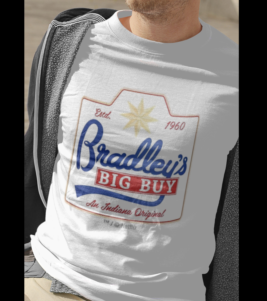 Stranger Things Season 5 Bradley's Big Buy Est. 1960 An Indiana Original T-Shirt