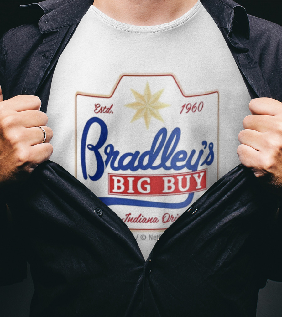 Stranger Things Season 5 Bradley's Big Buy Est. 1960 An Indiana Original T-Shirt