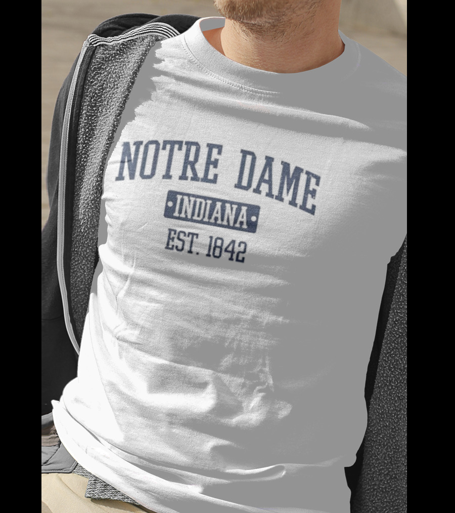 Notre Dame Indiana Est. 1842 Vintage T-Shirt