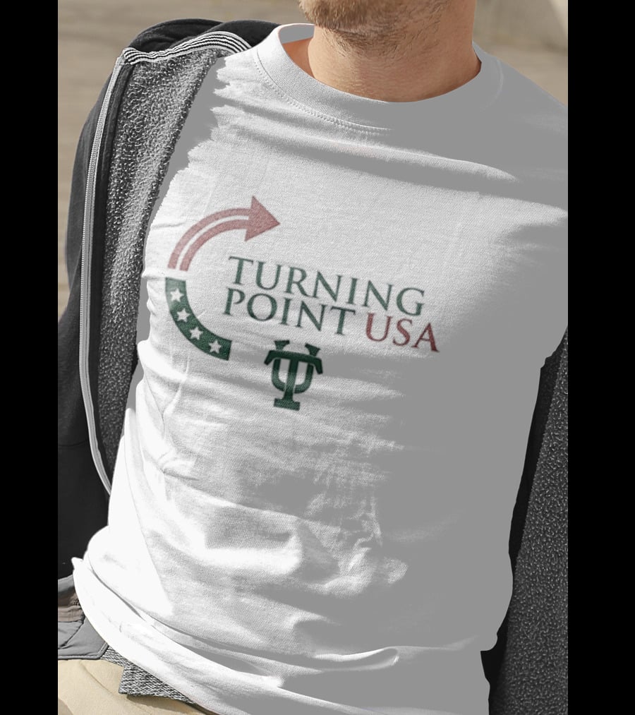 Turning Point USA Tulane University Collaboration Tulane Green Wave T-Shirt