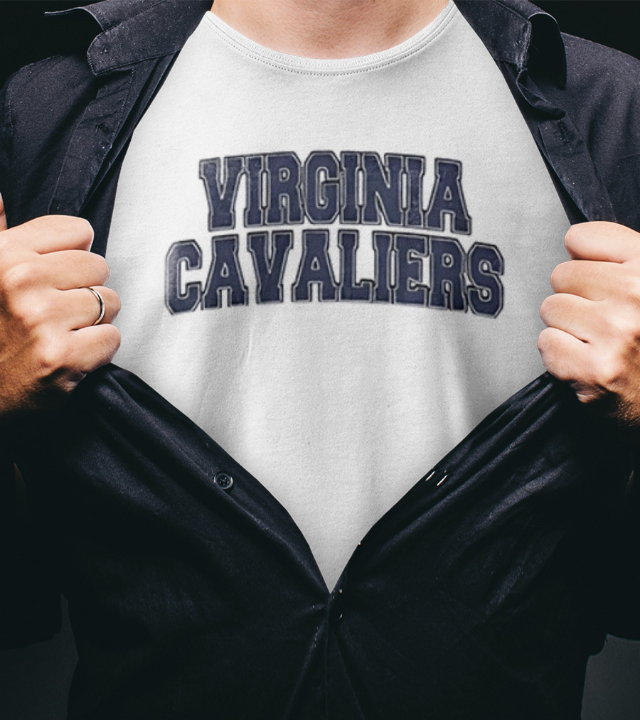 Virginia Cavaliers Heart On My Sleeve Fire In My Soul T-Shirt