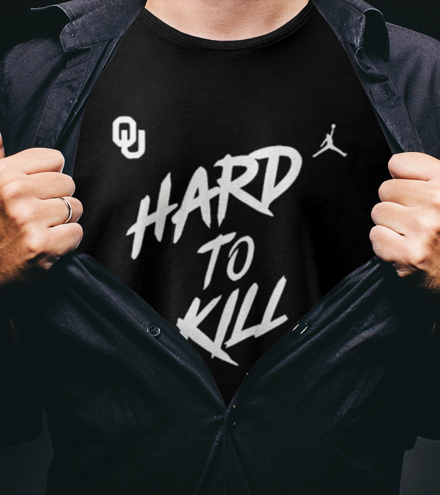 Oklahoma Sooners OU Hard To Kill Iconic Sports Design T-Shirt