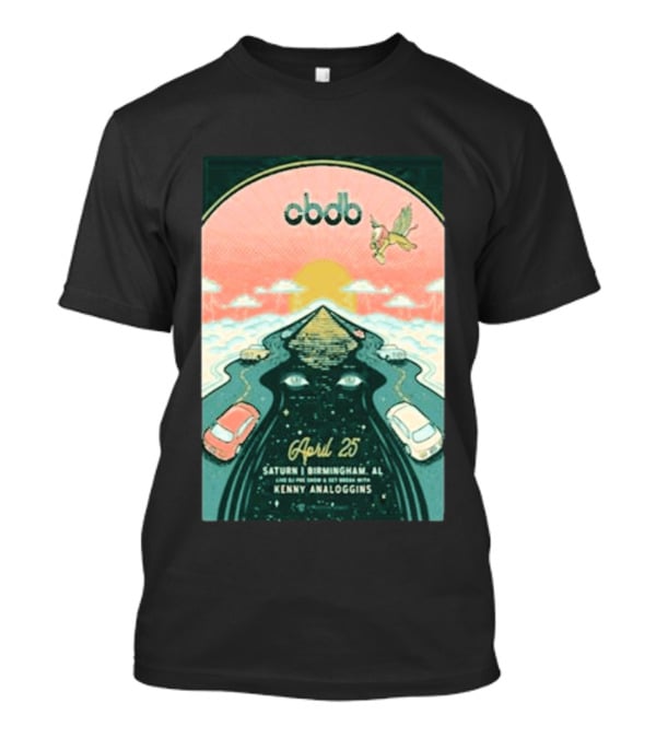 CBDB April 25 Saturn Birmingham AL With Kenny Analoggins T-Shirt