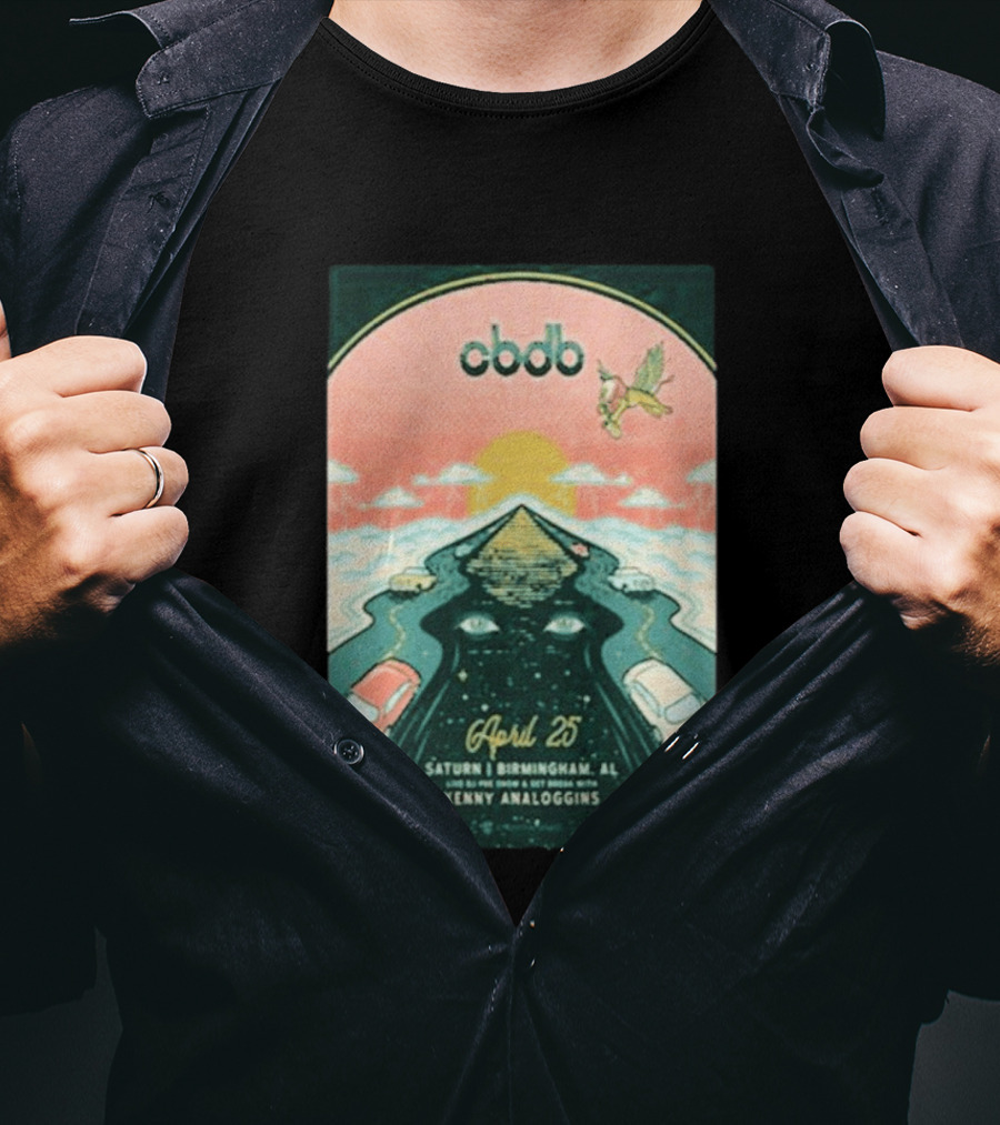 CBDB April 25 Saturn Birmingham AL With Kenny Analoggins T-Shirt
